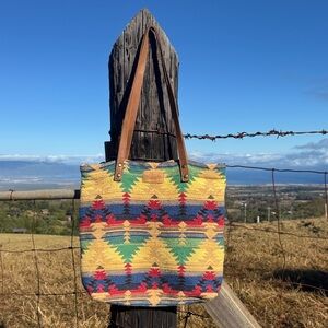UO Billabong X Wrangler Show Off Tote Bag Western Boho